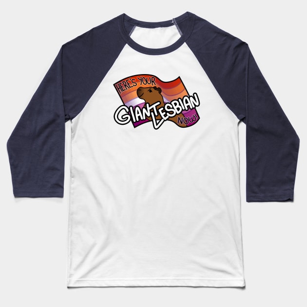 Capy Pride Baseball T-Shirt by Wizzard Wizzard Productions